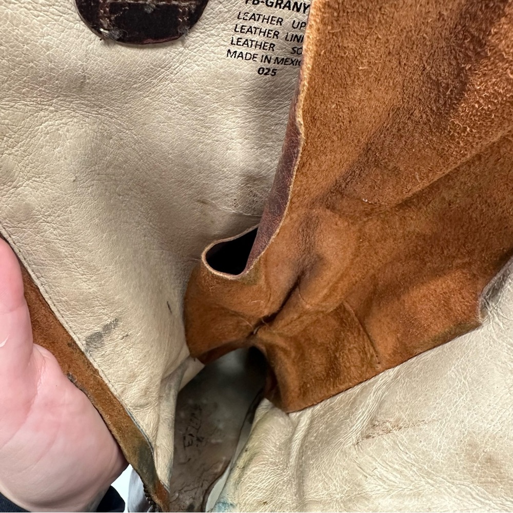 Flawed Freebird By Steven Grany Brown Leather Boots - Picture 14 of 15